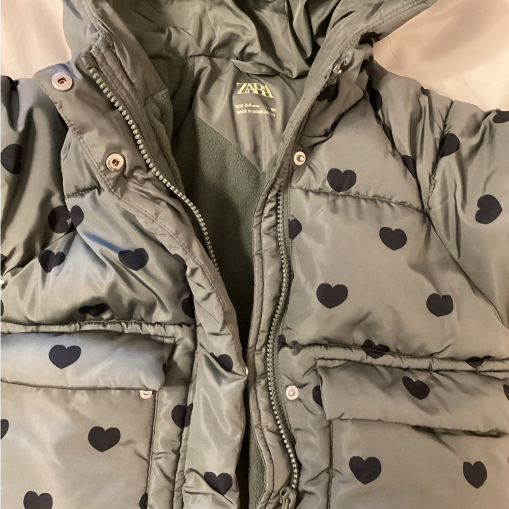 Zara Green Jacket for Kids